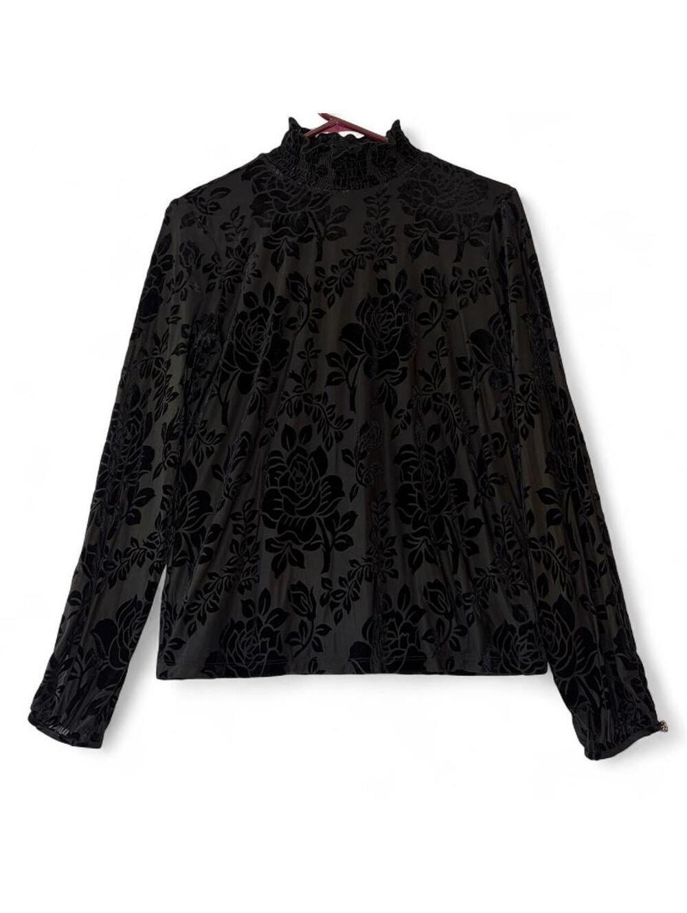 Talbots Women's Black Blous